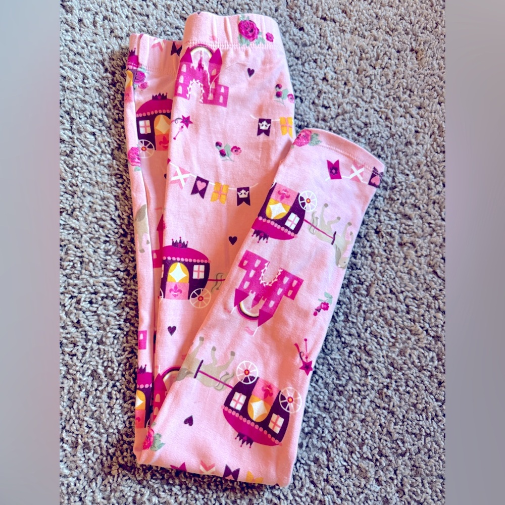 Gymboree girls Royal Princess Disney inspired leggings size 8